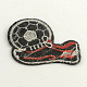 Fußball und Schuh Kostüm Zubehör EDV-Stickerei Tuch Eisen auf Flecken AJEW-Q092-06-2