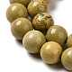 Brins de perles en pierre verdite naturelle G-P515-A02-01-3