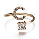 (Jewelry Parties Factory Sale)Alloy Cuff Rings RJEW-I075-01G-C-1