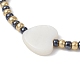 Glass Seed Beads Braided Beads Bracelets BJEW-JB09867-3