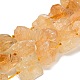 Brins de perles de citrine naturelles brutes G-K202-17B-2