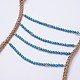 Synthetic Turquoise Tiered Necklaces NJEW-JN02124-01-2