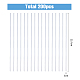 SUPERFINDINGS About 200Pcs Acrylic Dowel Rods Clear Lollipop Sticks 25.1x0.3cm Cake Topper Sticks for Candy Dessert Chocolate Handmade DIY Crafts TOOL-FH0001-47-3