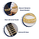 Spritewelry 6pcs 6 style ensemble de bracelets extensibles en perles rondes en hématite naturelle BJEW-SW0001-01-5