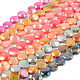 Elektroplatte natürliche Süßwasserschale Perlen Stränge SHEL-T017-10-1