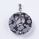 Natural & Synthetic Mixed Stone Pendants G-F546-A-4