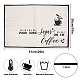 Kaffee-Tassenmatten aus Baumwolle und Leinen AJEW-WH0201-017-2