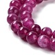 Dyed Natural Malaysia Jade Beads Strands G-G021-02A-03-4