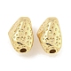 Perle di ottone con texture&nbsp;KK-Q820-29G-1