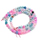 Chapelets de perles d'agate naturelle G-Q1000-01H-3