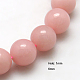 Natural Pink Stone Beads Strands G-G212-6mm-46-1