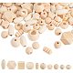 PandaHall 250g Assorted Natural Wooden Bead Round & Cube & Polygon & Rondelle & Oval & Column Spacer Beads Unfinished Wood Loose Beads for Bracelet Necklace Jewelry Making WOOD-PH0008-86-1