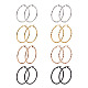 Orecchini di cerchio in titanio STAS-TA0001-23C-2