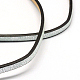 Silver Plated Imitation Leather Cords X-LC-R010-14M-2
