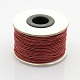 Rotondi monili che bordano fili elastici cavi di nylon NWIR-L003-B-08-2