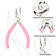 BENECREAT 5 Inch Carbon Steel pliers 3-step Wire Forming Pliers Concave Wrapping Jewelry Plier for Wire Looping DIY Making PT-BC0001-55-2