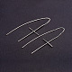 SHEGRACE Simple Elegant Rhodium Plated 925 Sterling Silver Ear Threads JE301B-3