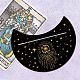 GORGECRAFT 5.1 x 3.9 Inch Wooden Tarot Card Stand Black Moon Shaped Tarot Card Altar Display Holder for Witch Divination Tools Tarot Decor Wiccan Supplies DIY-WH0355-009-3