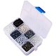 PandaHall Elite 1440 Pcs 6/0 4mm 8 Colors Glass Seed Beads Lined Pony Bead Waist Beads Tiny Spacer Czech Beads for Earring Bracelet Necklace Key Chain Jewelry Making SEED-PH0006-4mm-01-7