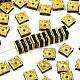 Messing Strass Zwischen perlen&nbsp;RSB074NF-12G-1