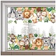 Статические наклейки на окна из пвх AJEW-WH0385-0086-1