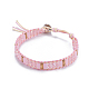 Bracelets de perles tressées de verre BJEW-N303-27-2