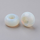 Synthetic Opalite European Beads G-G740-12x6mm-20-2