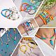 10 Strands 3 Colors Flat Round Eco-Friendly Handmade Polymer Clay Beads CLAY-SZ0002-03A-7
