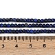 Natürlicher Lapislazuli Perlenstränge&nbsp;G-RM250101-B37-5