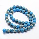 Brins de perles de jaspe impérial synthétiques G-I199-35-6mm-E-2