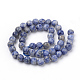 Fili di perle di diaspro macchia blu naturale G-Q462-99-12mm-2