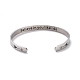 304 Stainless Steel Open Cuff Bangle BJEW-G653-01P-04-2