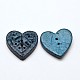 Corazón de coco 2 agujeros botones de coser X-BUTT-O008-30A-2