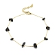 Bracelet de cheville en perles de pierres précieuses mélangées naturelles AJEW-Z008-02-2