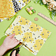 6 Stück 6 Stile Polyester-Baumwollgewebe&nbsp;DIY-WH0308-688-3