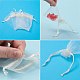 Creamy White Jewelry Packing Drawable Pouches X-OP-9x7cm-1-4