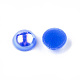 ABSプラスチックパール調カボション  ABカラーメッキ  半円  ブルー  5x2.5mm  10000個/袋 OACR-S025-5mm-01-2