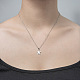 201 collier pendentif étoile de mer en acier inoxydable NJEW-OY001-52-2