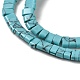 Synthetic Turquoise Beads Strands G-Z045-A24-01-4