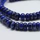 Chapelets de perles en lapis-lazuli naturel G-R435-05-3x6-2