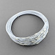 Création de bijoux de fil de collier en acier inoxydable X-TWIR-R003-22-1