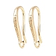 Ganci di orecchini in ottone&nbsp;KK-U008-05G-1