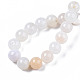 Chapelets de perles en agate naturelle craquelée G-S359-240B-1-2