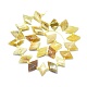 Ópalo hebras de perlas naturales de color amarillo G-O179-H23-2