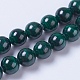 Perline malachite naturali fili G-F568-241-10mm-1