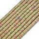 Natur Unakit Perlen Stränge&nbsp;G-P575-B25-6x1mm-2