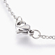 304 Stainless Steel Pendant Necklaces NJEW-F239-03P-4