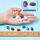 Kissitty 30 pz 15 cabochon di pietre preziose naturali e sintetiche G-KS0001-08-3