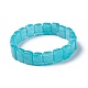 Natural White Jade Beads Stretch Bracelets BJEW-L495-27B-2