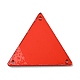 Triángulo acrílico espejo coser en pedrería MACR-G065-02A-01-1
